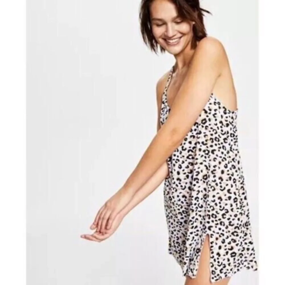 Miken Junior's Animal Print Swimsuit Cover-up Dress Cheetah Print Size Small - Picture 2 of 3